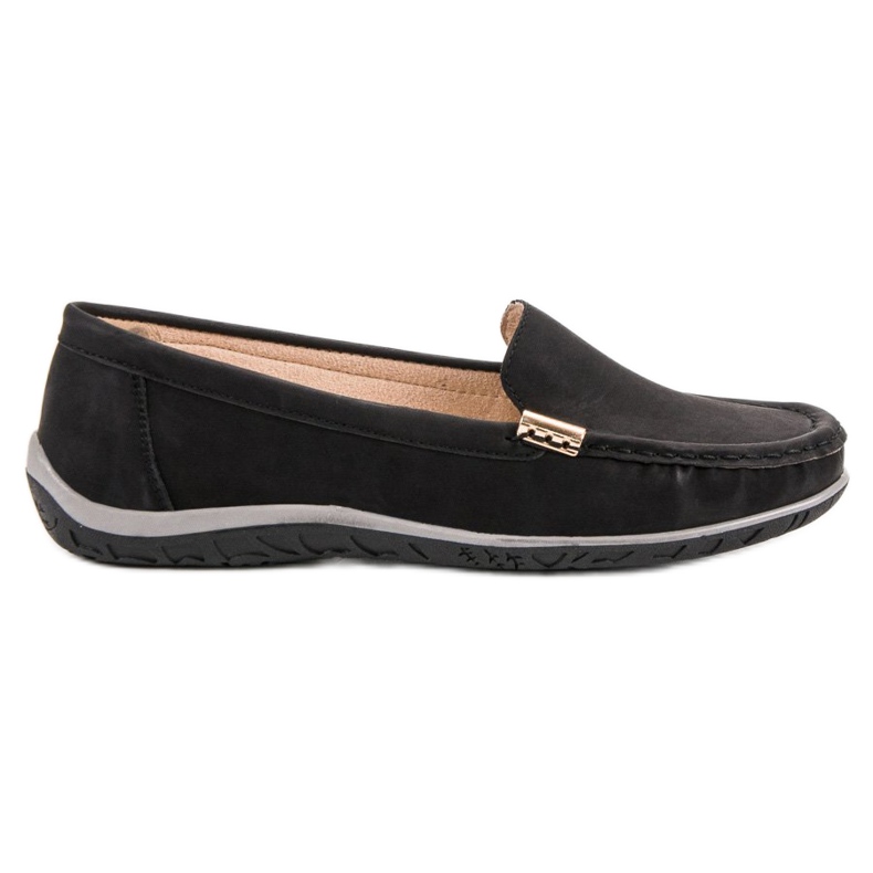 Anesia Paris Schwarze Loafer