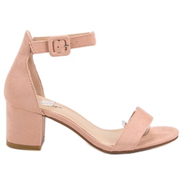 Seastar Puder Sandalen mit hohen Absätzen rosa