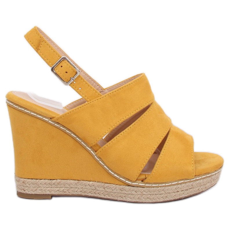 Gelbe Keilsandalen 9069 Gelb