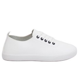Weiße Damen Sneaker WD009 WHITE / NAVY