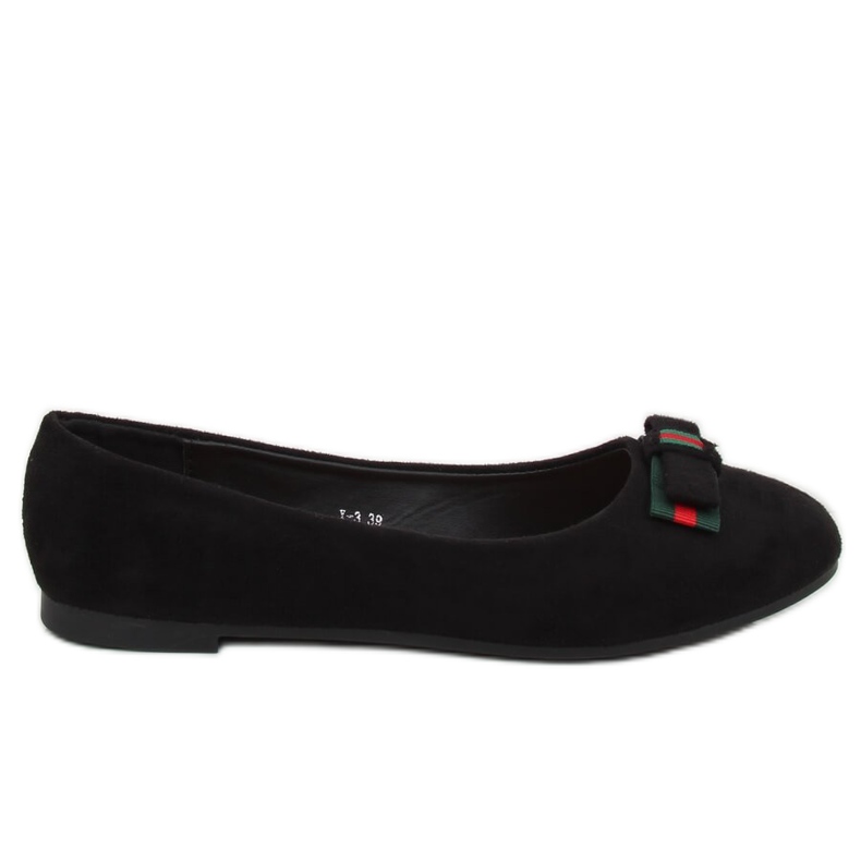 Schwarze Damen Ballerinas X-3 Negro