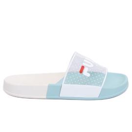 Blau Damen Hausschuhe Blau ZD807 Blau