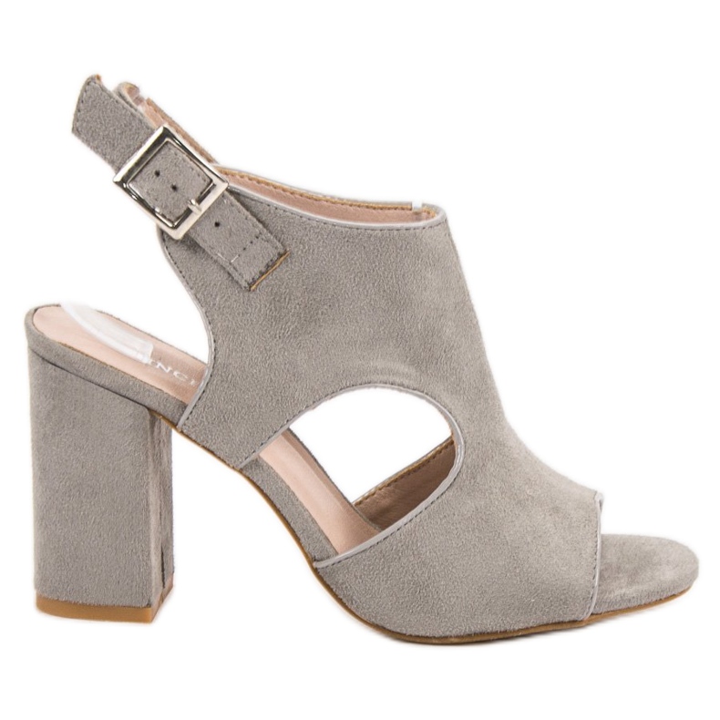 Geschlossene VINCEZA Sandalen grau