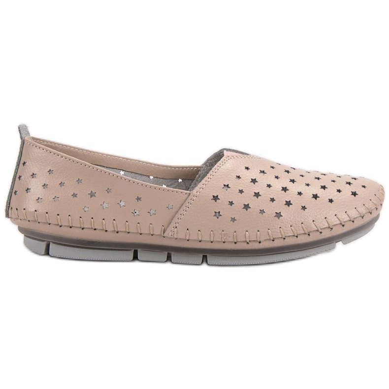 Kylie Damenschuhe aus Leder beige