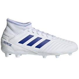 Adidas Predator 19.3 Fg Jr CM8535 Fußballschuhe mehrfarbig weiß