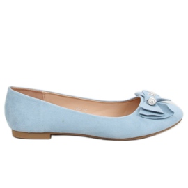 Blaue Damenballerinas 6244 Blau