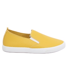 Gelbe Slip-On-Sneakers WD010-4 Gelb