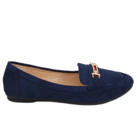 Marineblaue Slipper für Damen JM8542Z Azul Marino navy blau