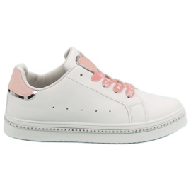 Sportschuhe zum Schnüren weiß