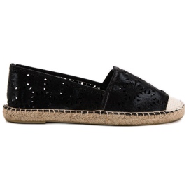 Cm Paris Textil-Espadrilles schwarz