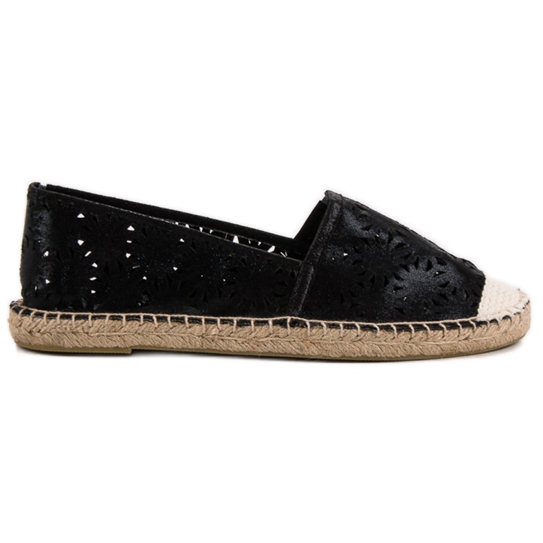 Cm Paris Textil-Espadrilles schwarz