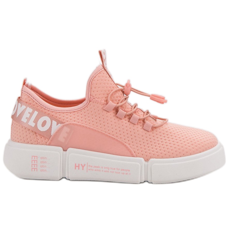 Sportschuhe mit Manschetten-Liebe rosa