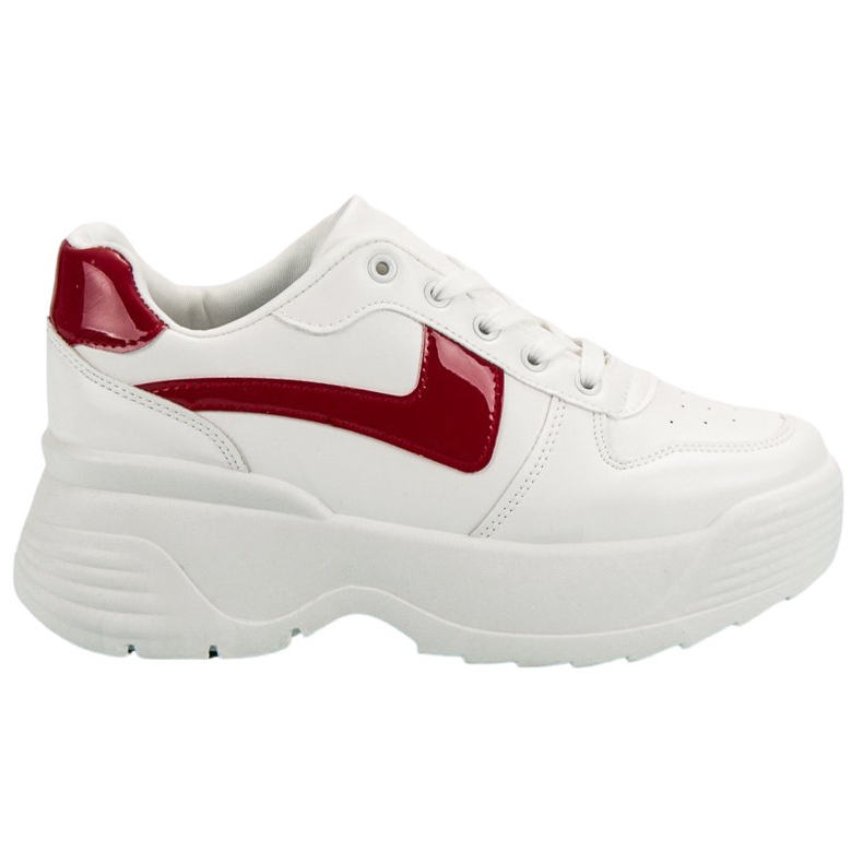 Kylie Turnschuhe auf der Plattform weiß