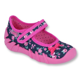Befado Kinderschuhe 109P181 mehrfarbig rosa marineblau