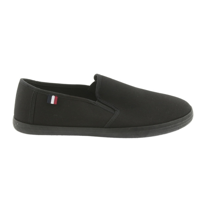ATLETICO schwarze Slip-On-Sneakers