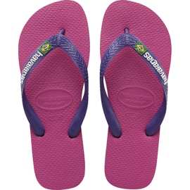 Havaianas Brasilien-Logo-Himbeerrose mehrfarbig