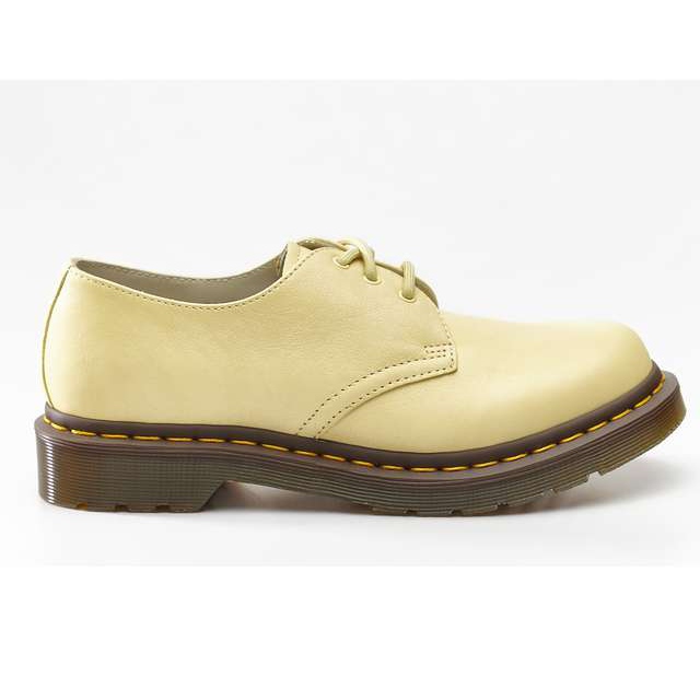 Dr. Martens 1461 Virginia Pastel Yellow Virginia braun