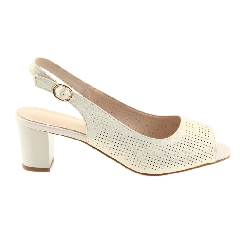 Sandalen auf dem Posten von Sergio Leone 794 Gold golden