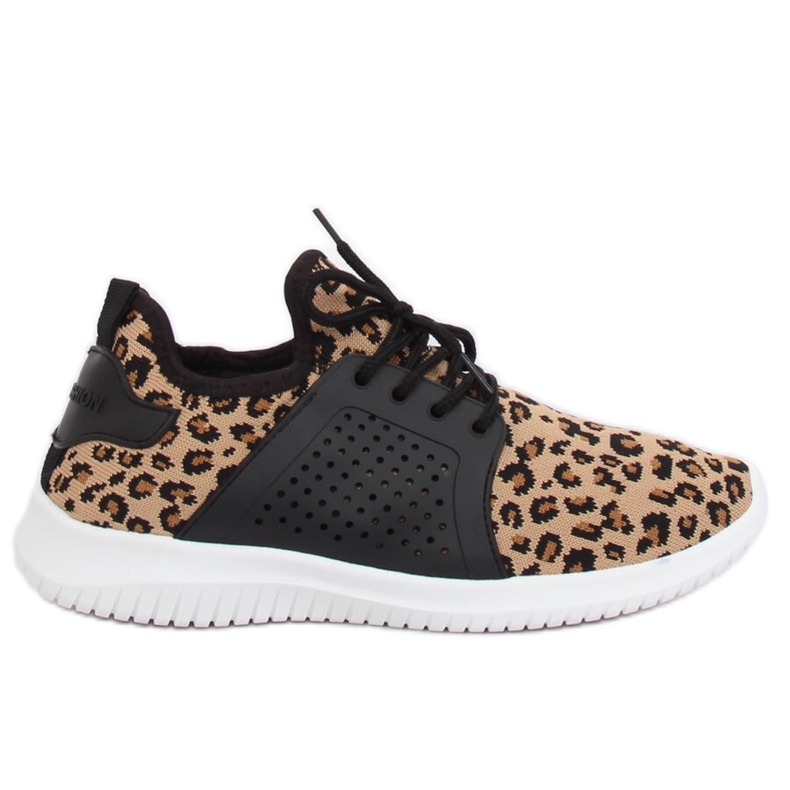 Leopard 7758-Y Sneakers mit Leopardenmuster braun