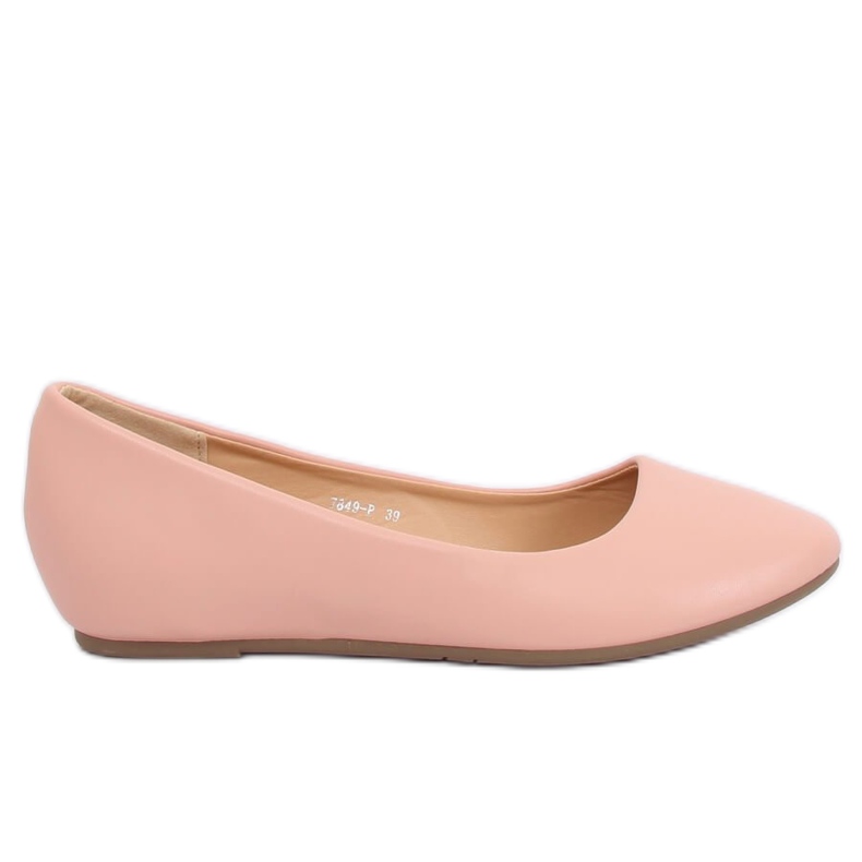 Ballerinas mit Keilabsatz rosa 7849-P Rosa