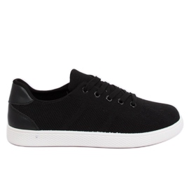 Schwarze schwarze Damen-Sneaker 7062-Y Black