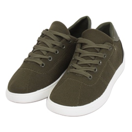 Grüne Damen Sneaker 7062-Y DK.GREEN