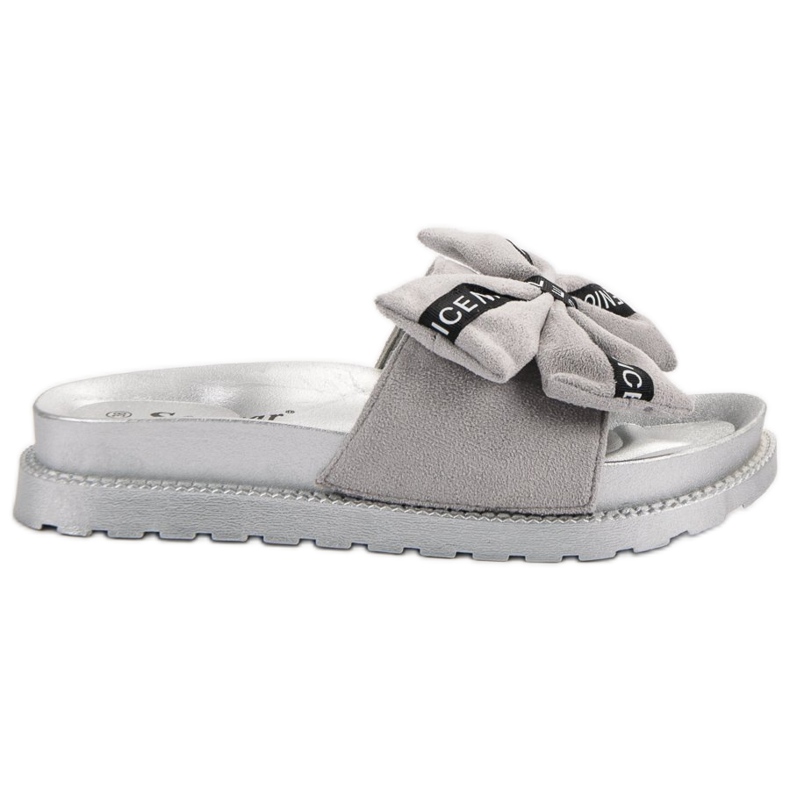 Seastar Wildleder Damen Hausschuhe grau