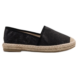 Anesia Paris Lässige Espadrilles schwarz