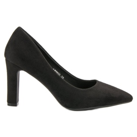 Seastar Klassische Wildleder Pumps schwarz