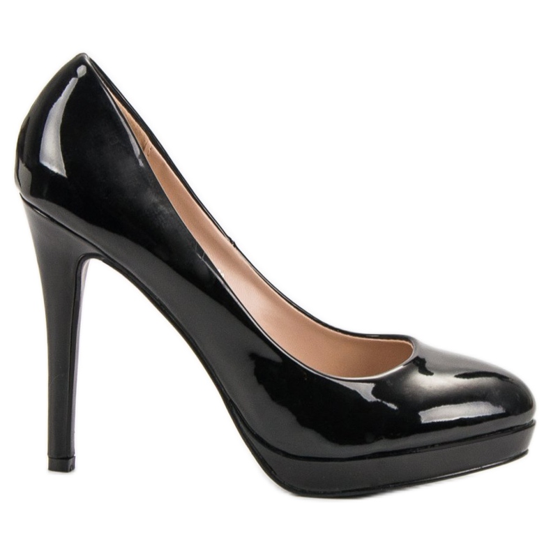 Small Swan Lackierte Pins auf der Plattform schwarz