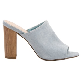 Kayla Eingebaute Sandalen mit hohen Absätzen blau