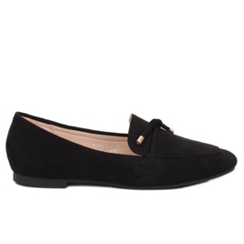 Schwarz Damen Slipper 7115-P Schwarz