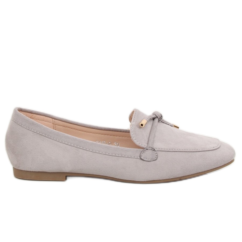 Grau Damen Slipper 7115-P Grau