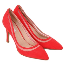 Pumps auf rotem Stilettoabsatz 1282-P Red