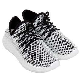 Schwarz 7760-Y Schwarze Sportschuhe