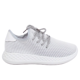 Grau 7760-Y Graue Sportschuhe