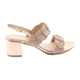 Sandalen mit goldener Kordel Soutache Filippo 793