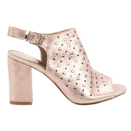 VINCEZA Sandalen mit Jets gelb