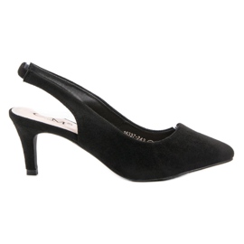 Cm Paris Pumps mit entdecktem Absatz schwarz