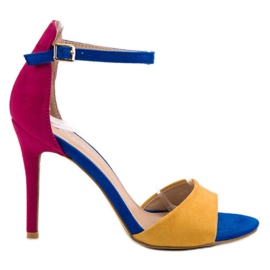 Seastar Sandalen auf einem hohen Absatz mehrfarbig