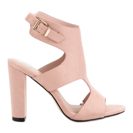 Seastar Elegante Wildledersandalen rosa