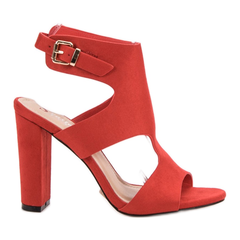 Seastar Elegante Wildledersandalen rot