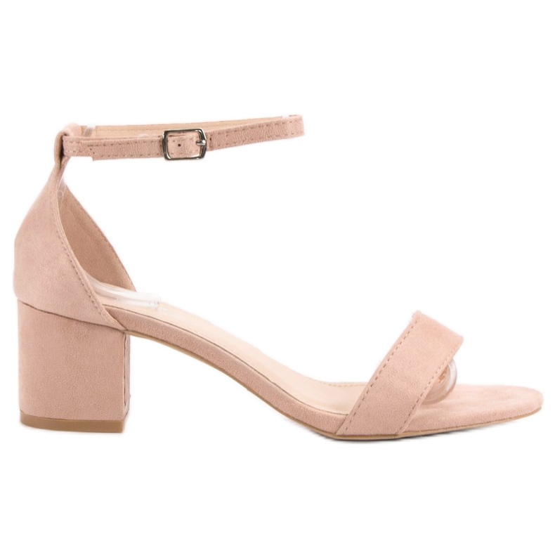 Renda Klassische Sandalen mit hohen Absätzen rosa
