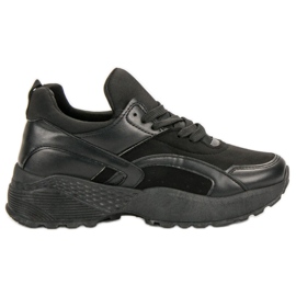 Slip-on-Sneakers schwarz