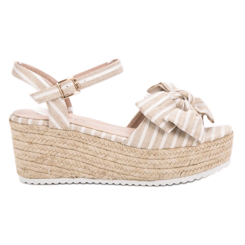 Seastar Keilsandalen mit Schleife braun