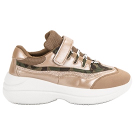 Modische beige Sneakers
