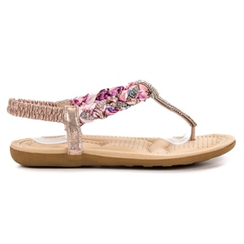 Cm Paris Modische japanische Sandalen rosa