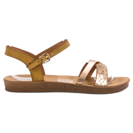 Seastar Modische flache Sandalen braun