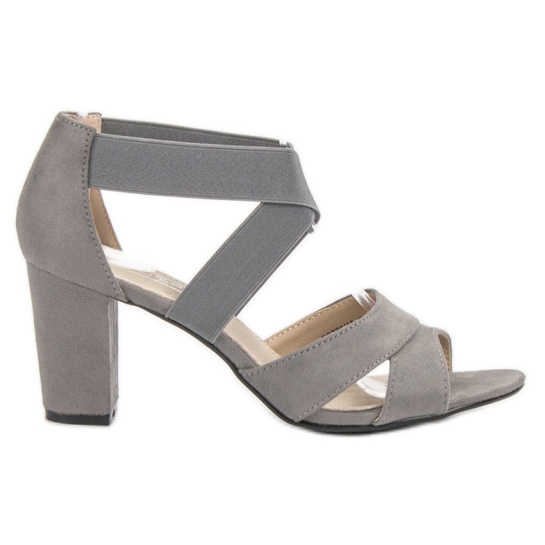 Filippo Graue Slip-on-Sandalen