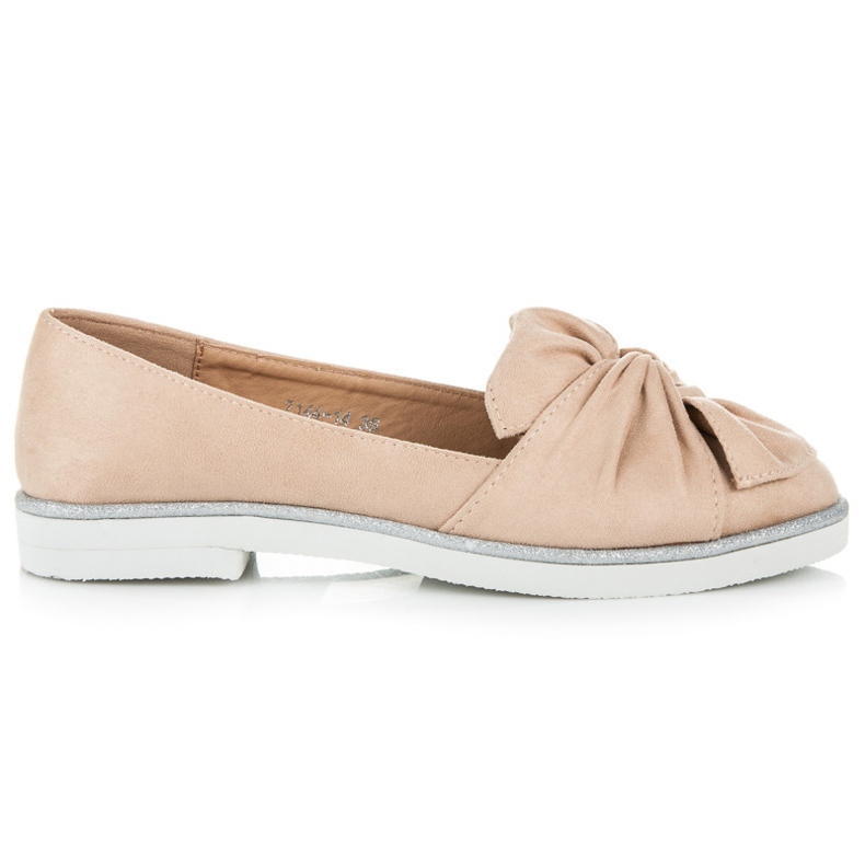 Vices Wildlederschuhe mit Glitzerverzierungen braun